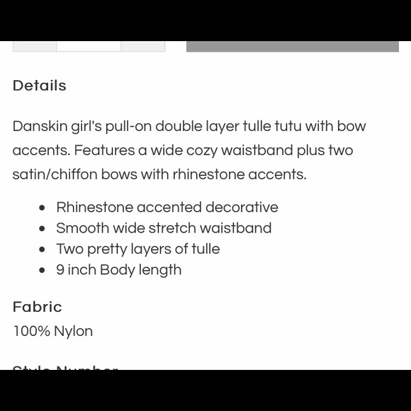 Danskin tutu - Picture 4 of 4